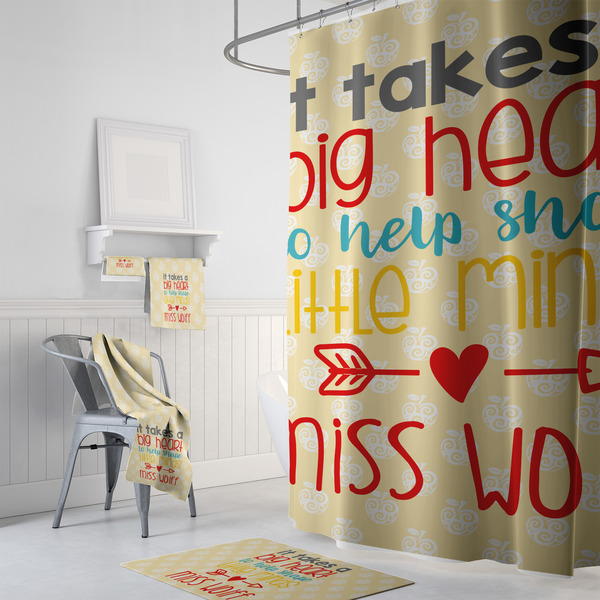 Teacher Quote Bath Towel Sets - 3-piece - In Context