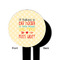 Teacher Quote Black Plastic 6" Food Pick - Round - Single Sided - Front & Back