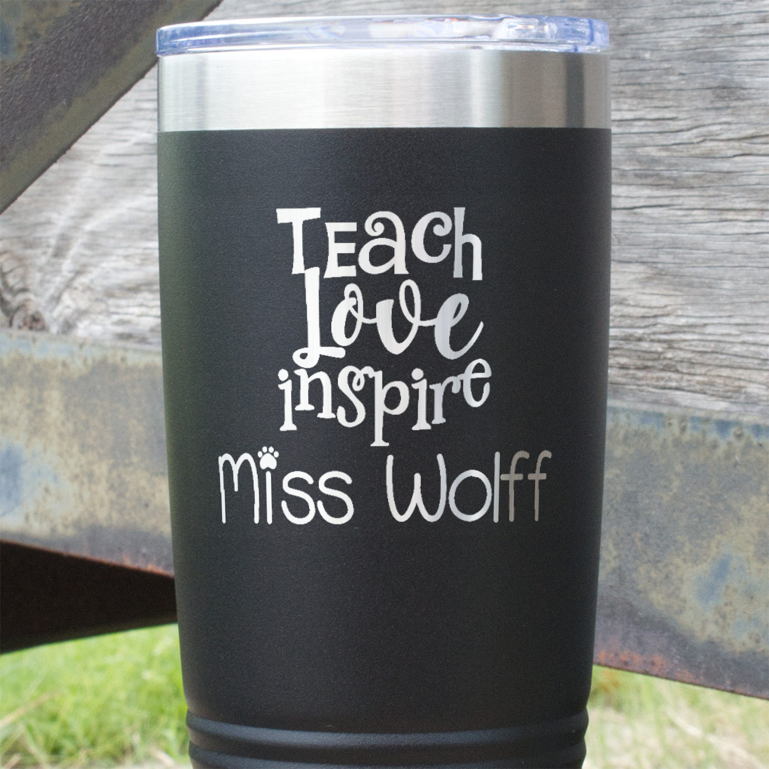 Tumbler With Inspirational Quote Plants 20oz Stainless Steel