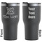 Teacher Quote Black RTIC Tumbler - Front and Back