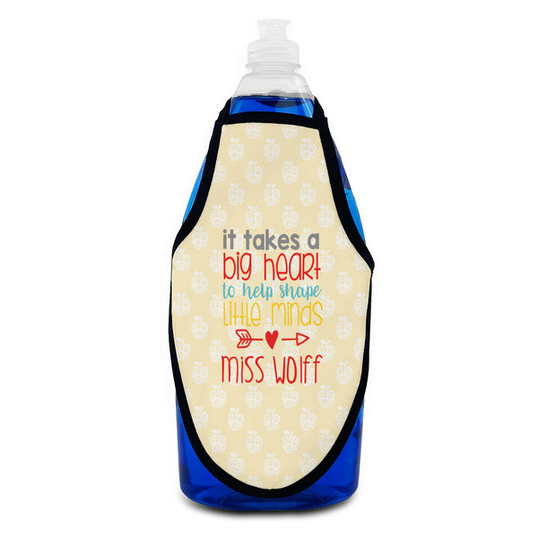 Teacher Quote Bottle Apron - Soap - FRONT