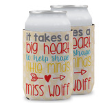 Teacher Gift Can Cooler - 12 oz - Single (Personalized)