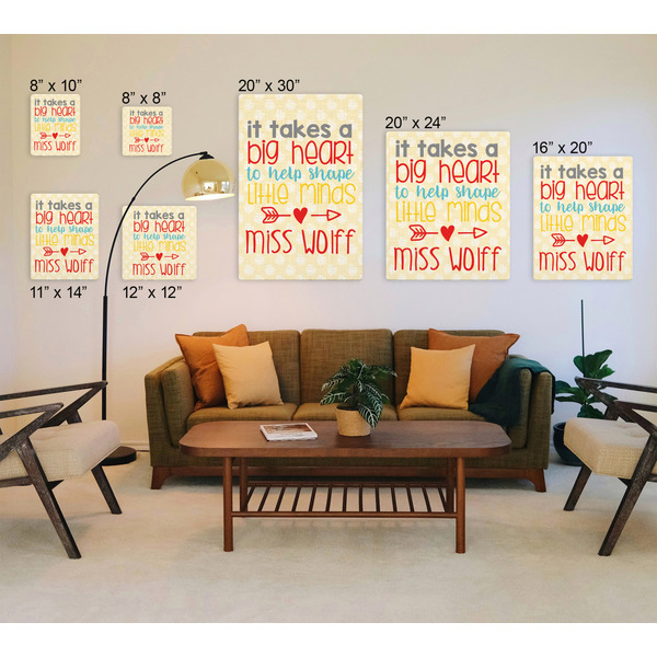 Teacher Quote Canvas Prints - Multiple Sizes