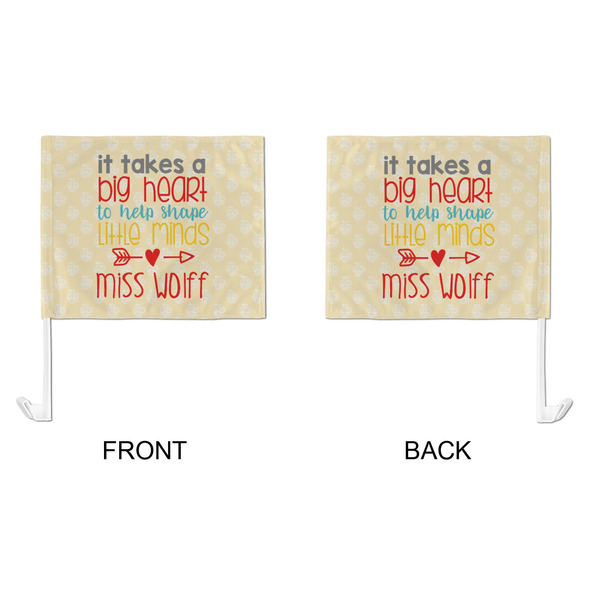Teacher Quote Car Flag - Large - APPROVAL