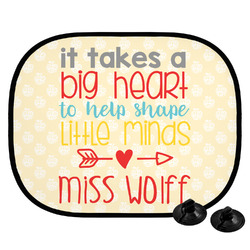 Teacher Gift Car Side Window Sun Shade (Personalized)