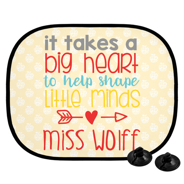 Custom Teacher Gift Car Side Window Sun Shade (Personalized)