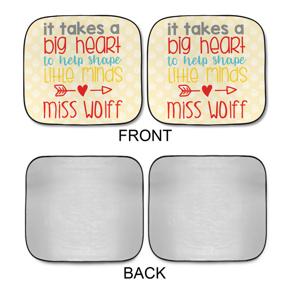 Teacher Quote Car Sun Shades - APPROVAL