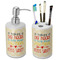 Teacher Gift Ceramic Bathroom Accessories Set (Personalized)