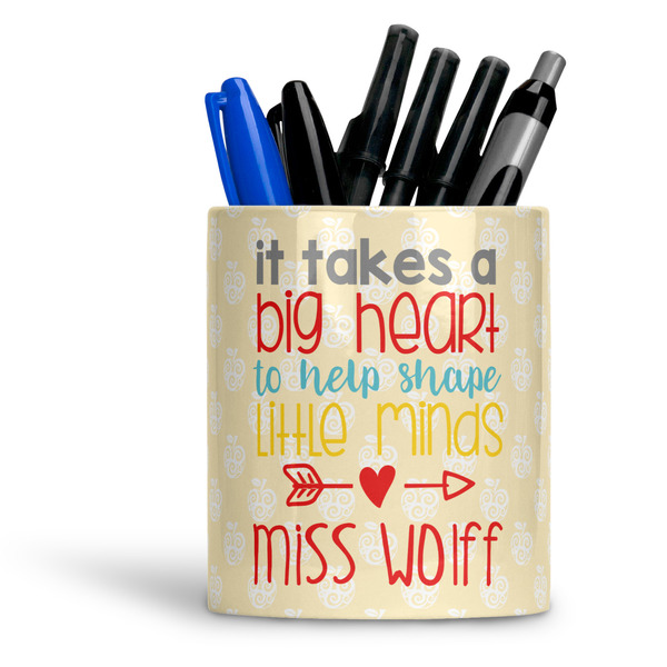 Custom Teacher Gift Ceramic Pen Holder (Personalized)