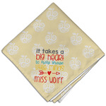 Teacher Gift Cloth Dinner Napkin - Single (Personalized)