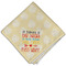 Teacher Quote Cloth Napkins - Personalized Dinner (Folded Four Corners)