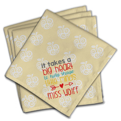 Teacher Gift Cloth Dinner Napkins - Set of 4 (Personalized)