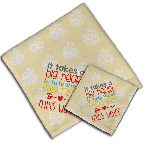 Teacher Quote Cloth Napkins - Personalized Lunch & Dinner (PARENT MAIN)
