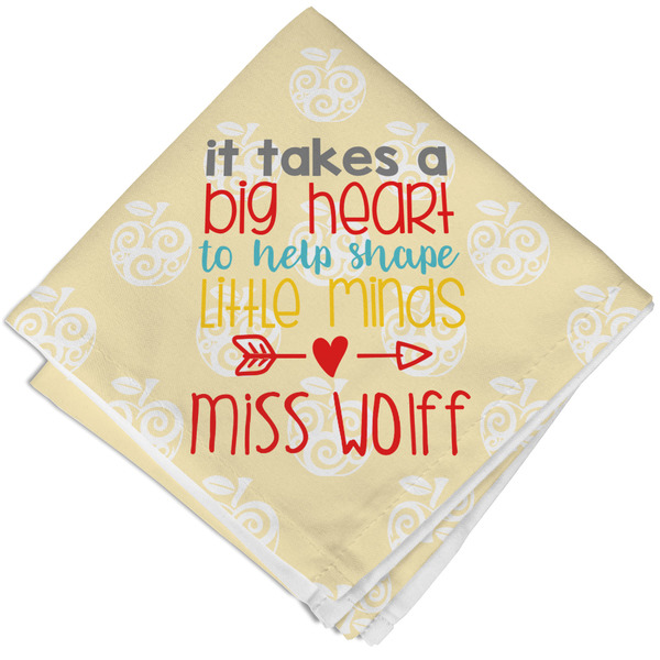 Custom Teacher Gift Cloth Napkin (Personalized)