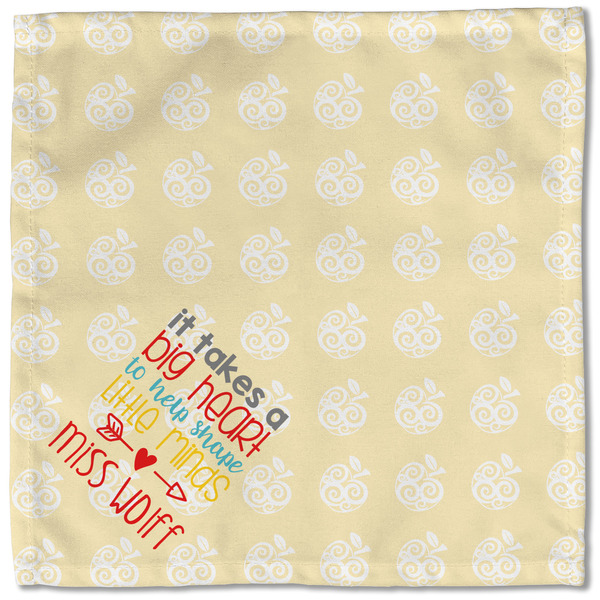 Teacher Quote Cloth Napkins - Personalized Lunch (Single Full Open)