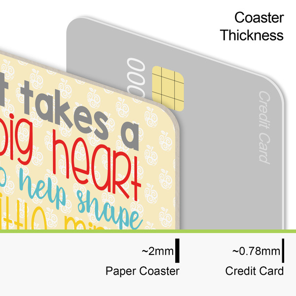 Teacher Quote Coaster Thickness