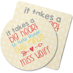 Teacher Gift Rubber Backed Coaster (Personalized)
