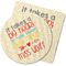 Teacher Gift Rubber Backed Coaster (Personalized)