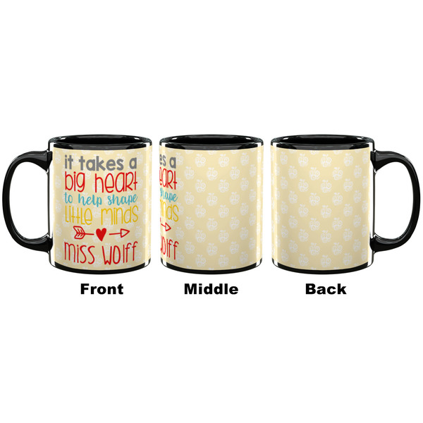 Teacher Quote Coffee Mug - 11 oz - Black APPROVAL