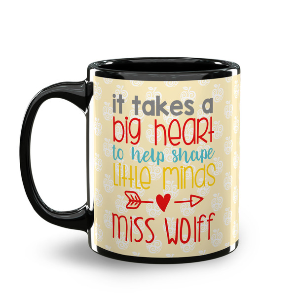Teacher Quote Coffee Mug - 11 oz - Black