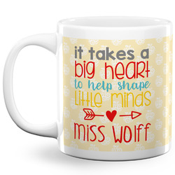 Teacher Gift 20 oz Coffee Mug - White (Personalized)