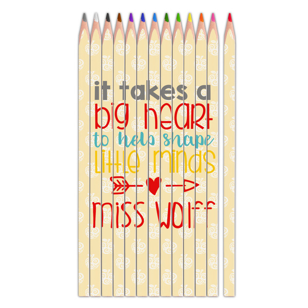 Custom Teacher Gift Colored Pencils (Personalized)
