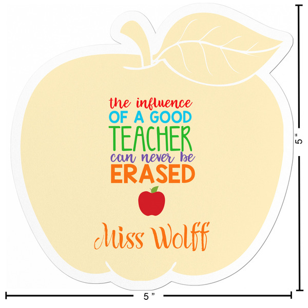 Teacher Quote Custom Shape Iron On Patches - L - APPROVAL