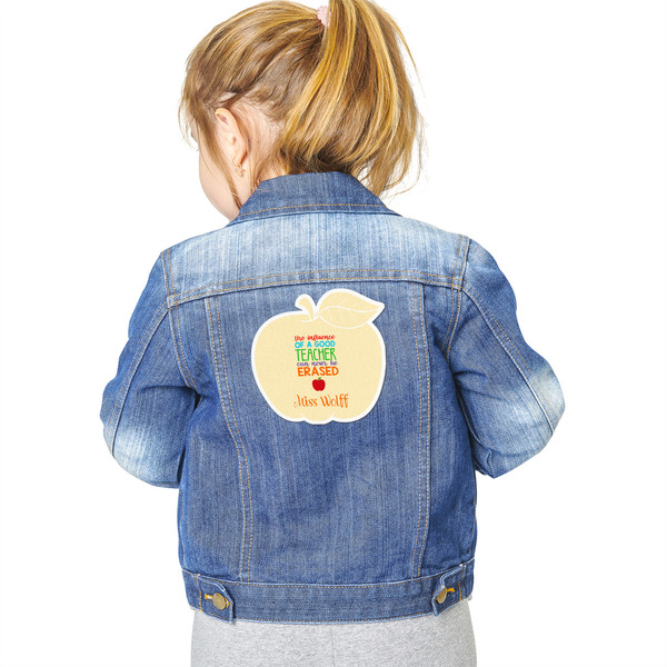 Teacher Quote Custom Shape Iron On Patches - XXL - Single - Approval