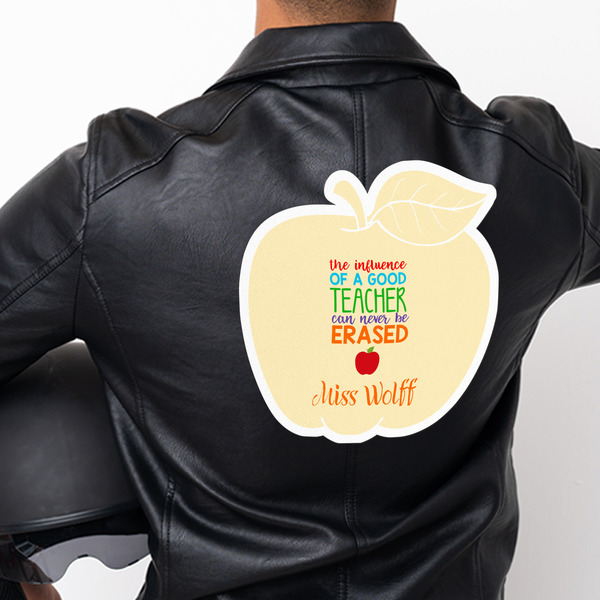 Teacher Quote Custom Shape Iron On Patches - XXXL - APPROVAL