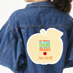 Teacher Gift Twill Iron On Patch - Custom Shape - 3XL - Single (Personalized)
