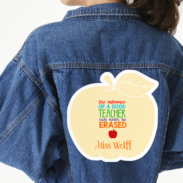 Custom Teacher Gift Twill Iron On Patch - Custom Shape - 3XL - Single (Personalized)