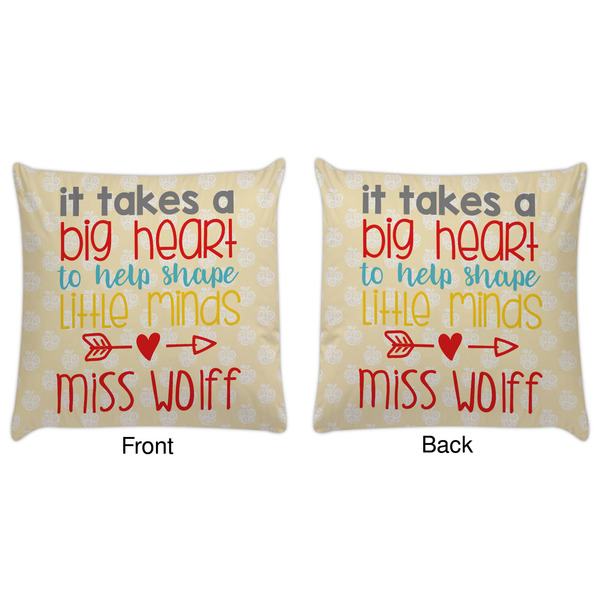 Teacher Quote Decorative Pillow Case - Approval