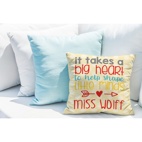 Teacher Quote Decorative Pillow Case - LIFESTYLE 2