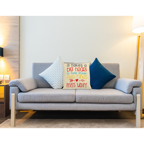 Teacher Quote Decorative Pillow Case - LIFESTYLE