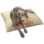 Teacher Gift Indoor Dog Bed - Large (Personalized)