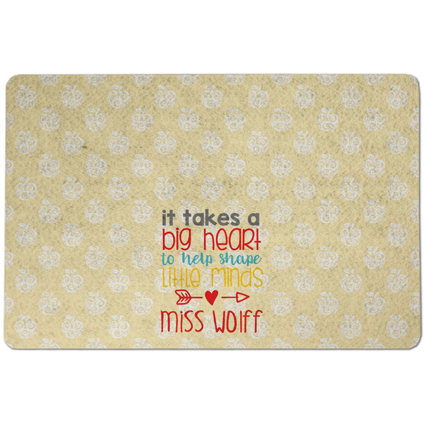 Teacher Quote Dog Food Mat - Small without bowls