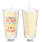 Teacher Quote Double Wall Tumbler with Straw - Approval