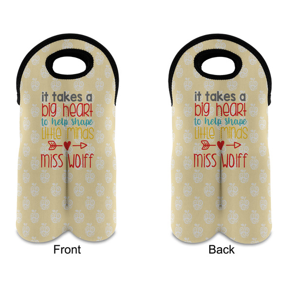 Teacher Quote Double Wine Tote - APPROVAL (new)