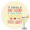 Teacher Gift Printed Drink Topper - 3.5" (Personalized)