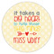 Teacher Quote Drink Topper - XLarge - Single