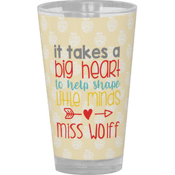 Teacher Gift Pint Glass - Full Color (Personalized)