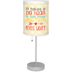 Teacher Gift 7" Drum Lamp with Shade Polyester (Personalized)