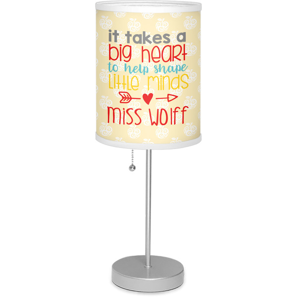 Custom Teacher Gift Lamp with Drum Shade (Personalized)