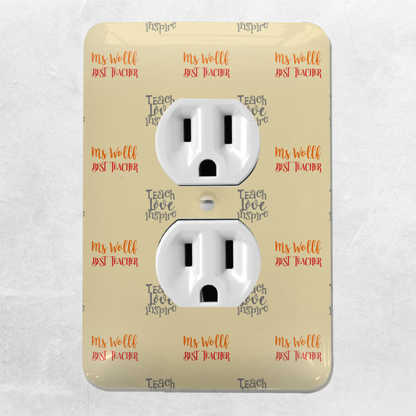 Teacher Quote Electric Outlet Plate - LIFESTYLE