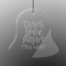 Teacher Quote Engraved Glass Ornament - Bell