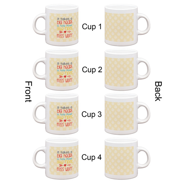 Teacher Quote Espresso Cup Set of 4 - Apvl