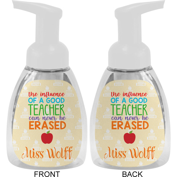 Teacher Quote Foam Soap Bottle Approval - White
