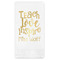 Teacher Quote Foil Stamped Guest Napkins - Front View