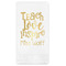 Teacher Gift Guest Napkins - Foil Stamped (Personalized)