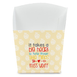 Teacher Gift French Fry Favor Boxes (Personalized)